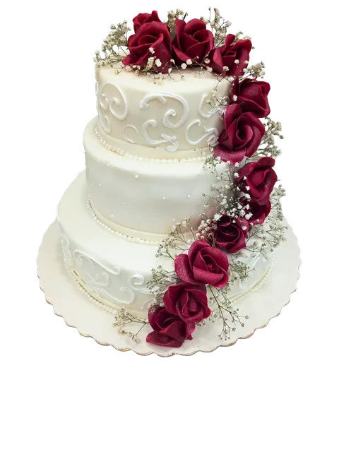 Bolo personalizado da categoria Casamento, referência CAS-04